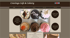 Desktop Screenshot of cravingscafeandcakery.com